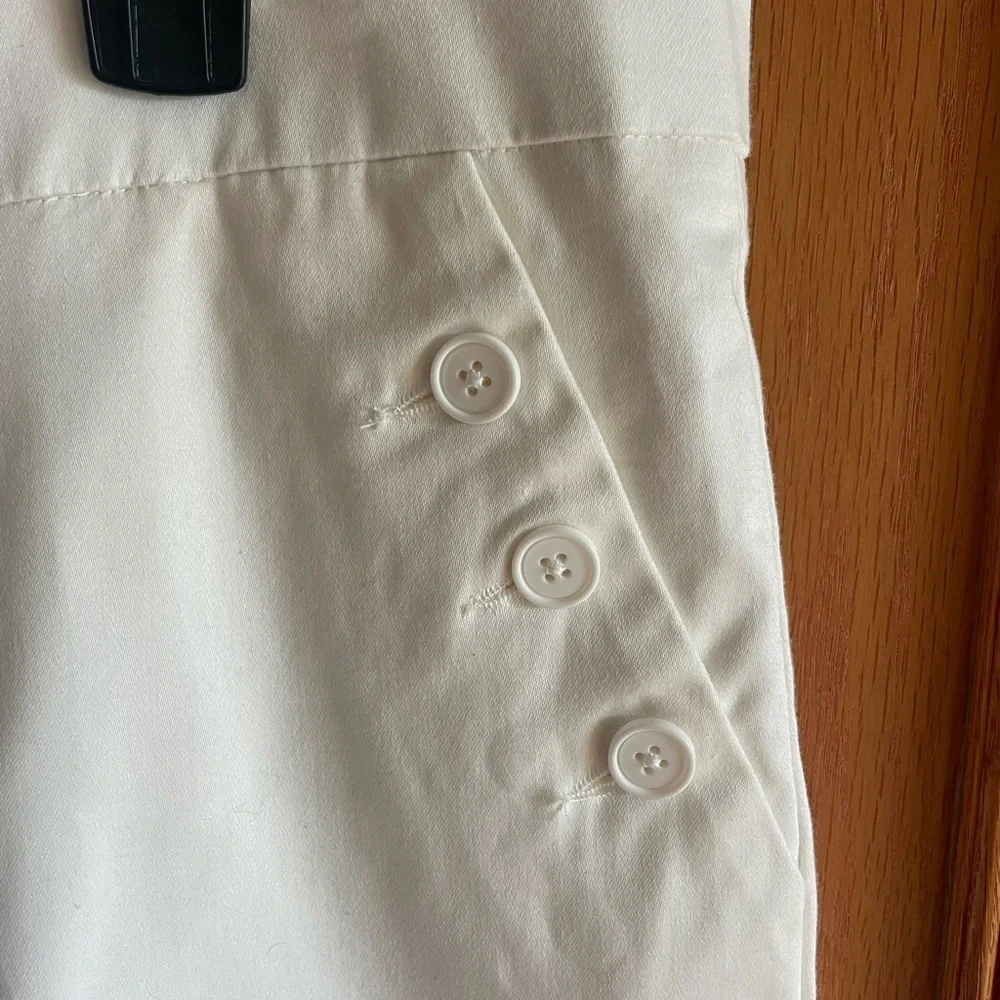 Sagharbor denim white shorts size 12